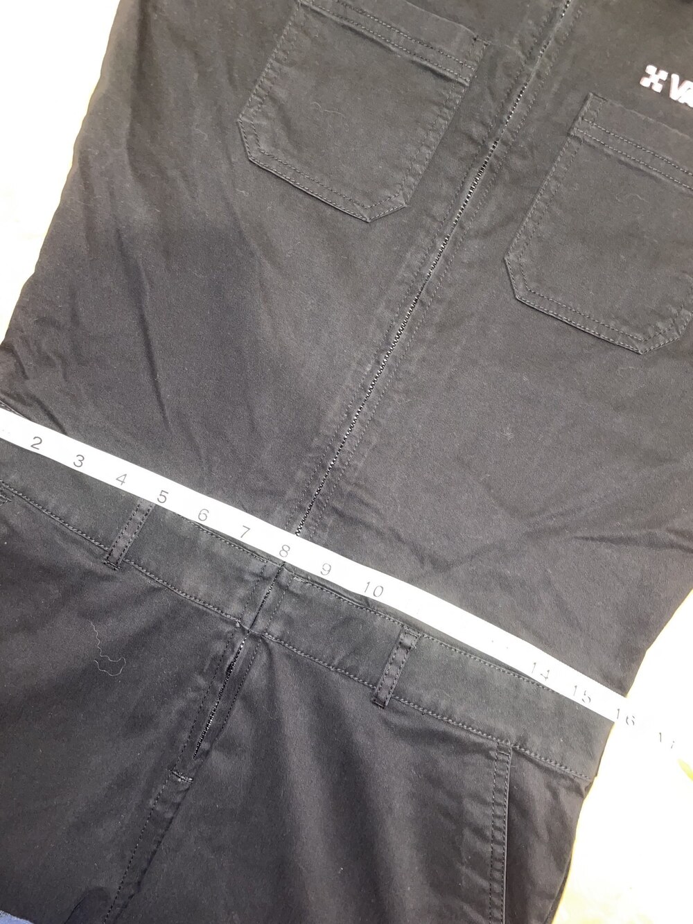 Vans Off The Wall Coverall Boilersuit Jumpsuit w Patches Zip Front Size Small - Picture 10 of 14